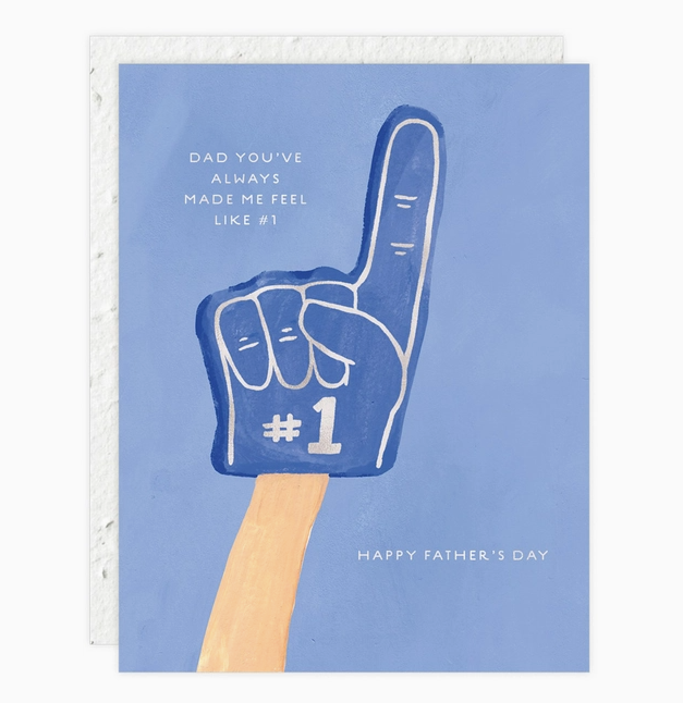 #1 Dad, Father's Day Card