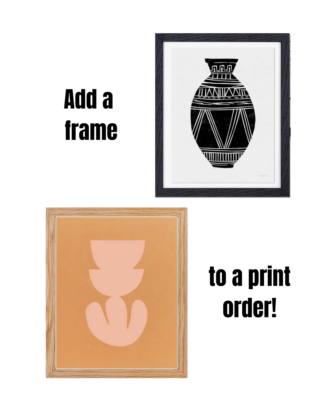 Solid Oak 8x10 Picture Frames