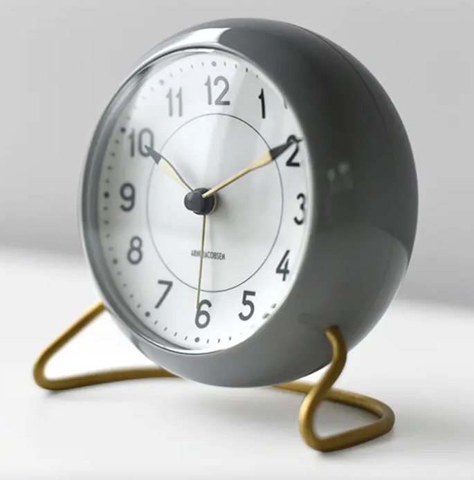 Station Alarm Clock in Grey