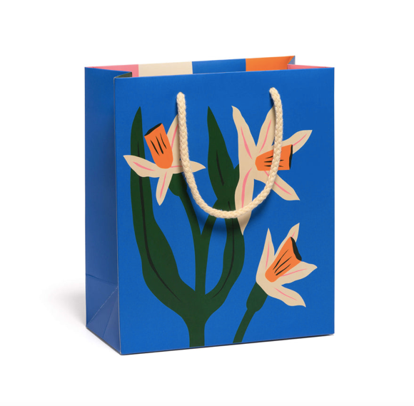 Blue Daffodils Gift Bag- Medium