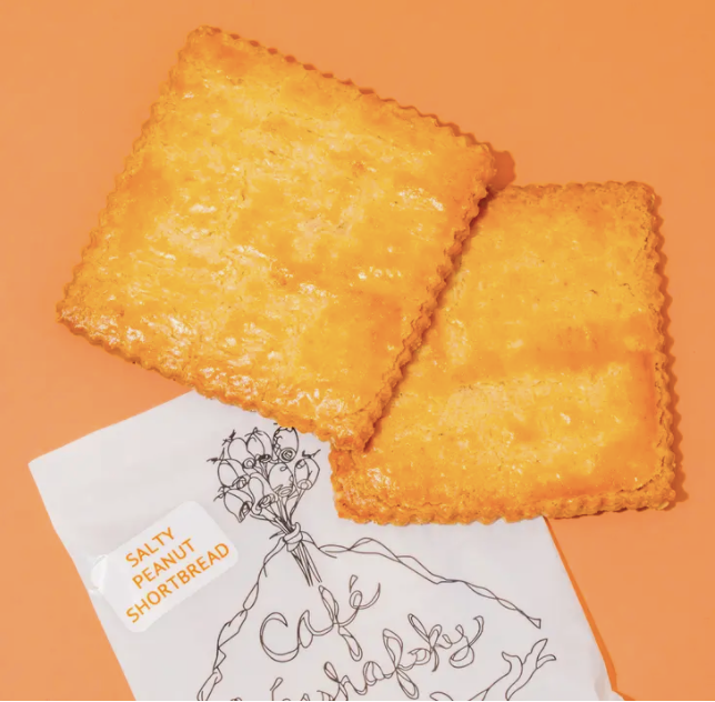Salty Peanut Shortbread