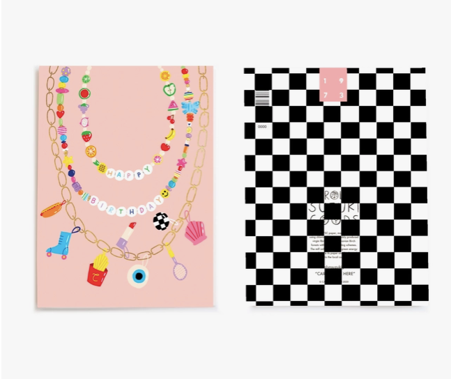 Festival Beads, Birthday Card
