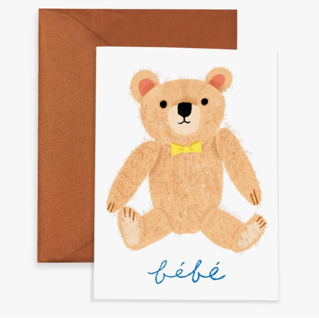 Teddy Bear Baby Card