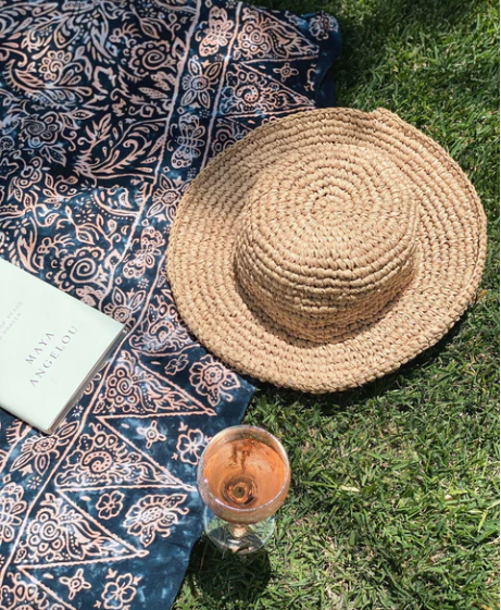 Hyacinth Straw Bucket Hat