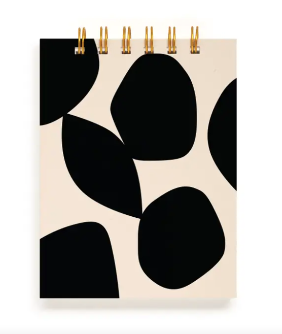 Charcoal Pebble Dotted Jotter Notebook