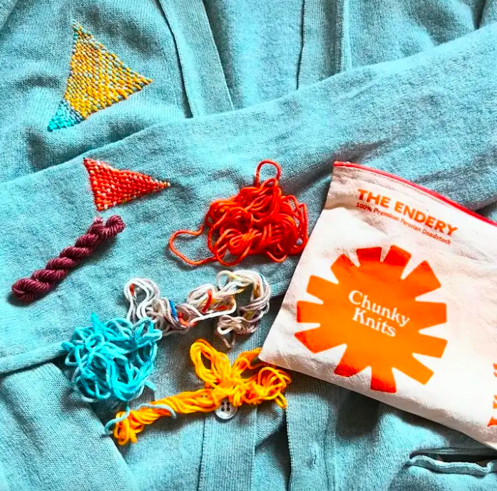 Chunky Knit Visible Mending Kit