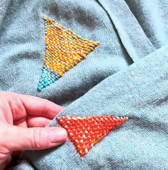Chunky Knit Visible Mending Kit