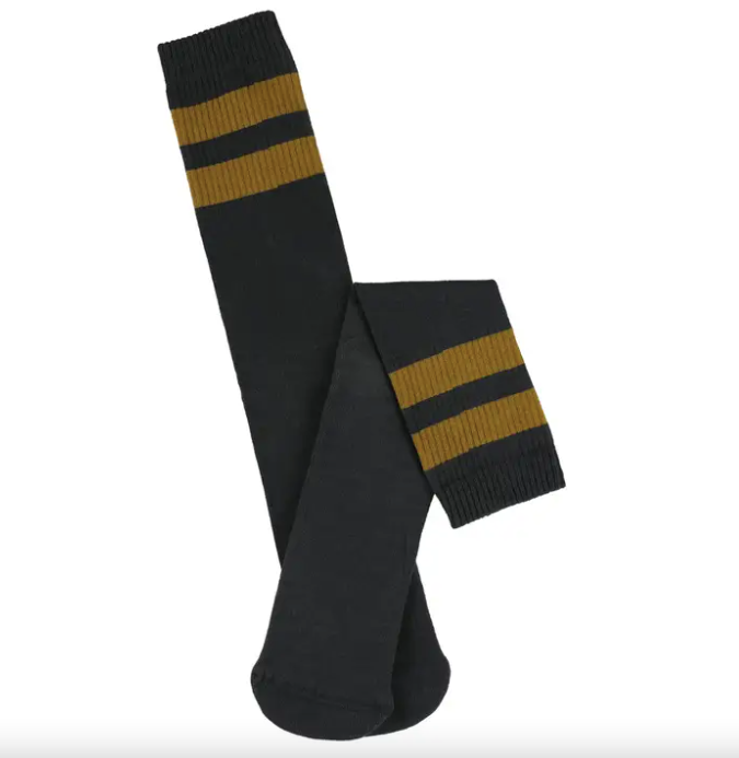 Mens Tube Socks in Black & Cumin