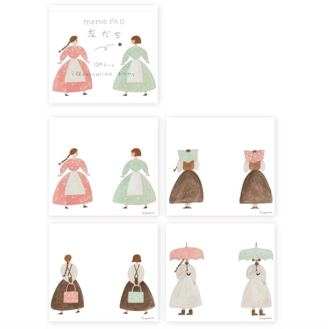 'Friends' Block Memo Pad by Nekutai