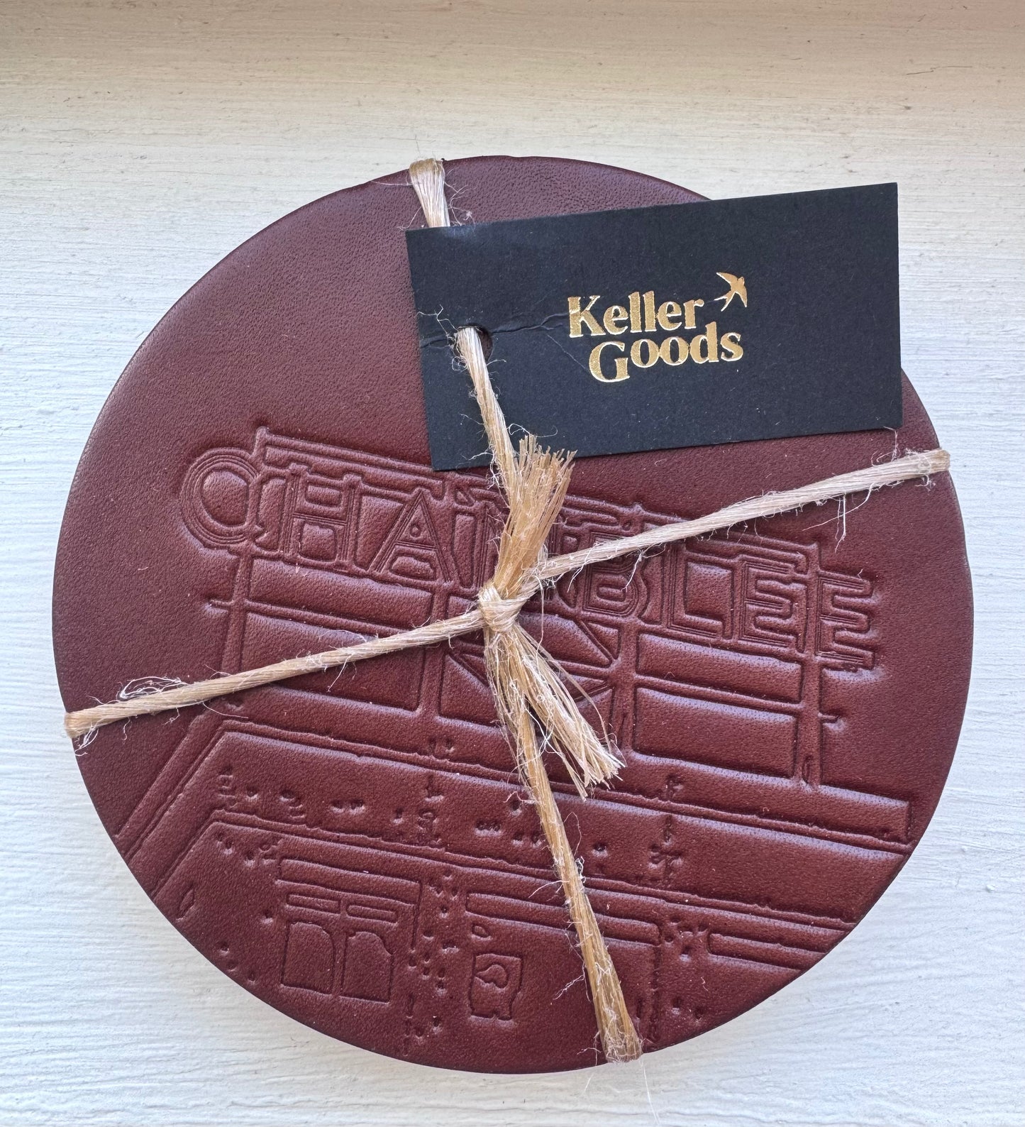 Chamblee Leather Coaster Sets