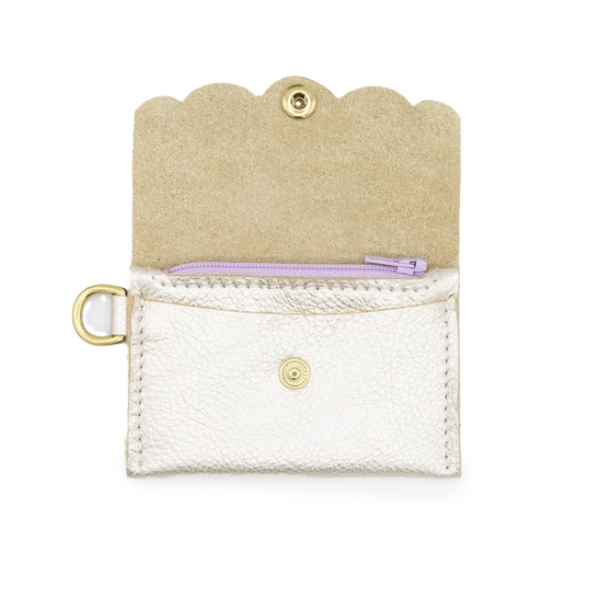 Dot Wallet in Champagne Leather