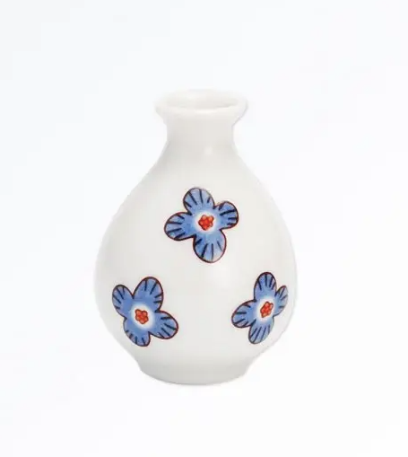 Harekutani Single Flower Vase, Blue Flowers