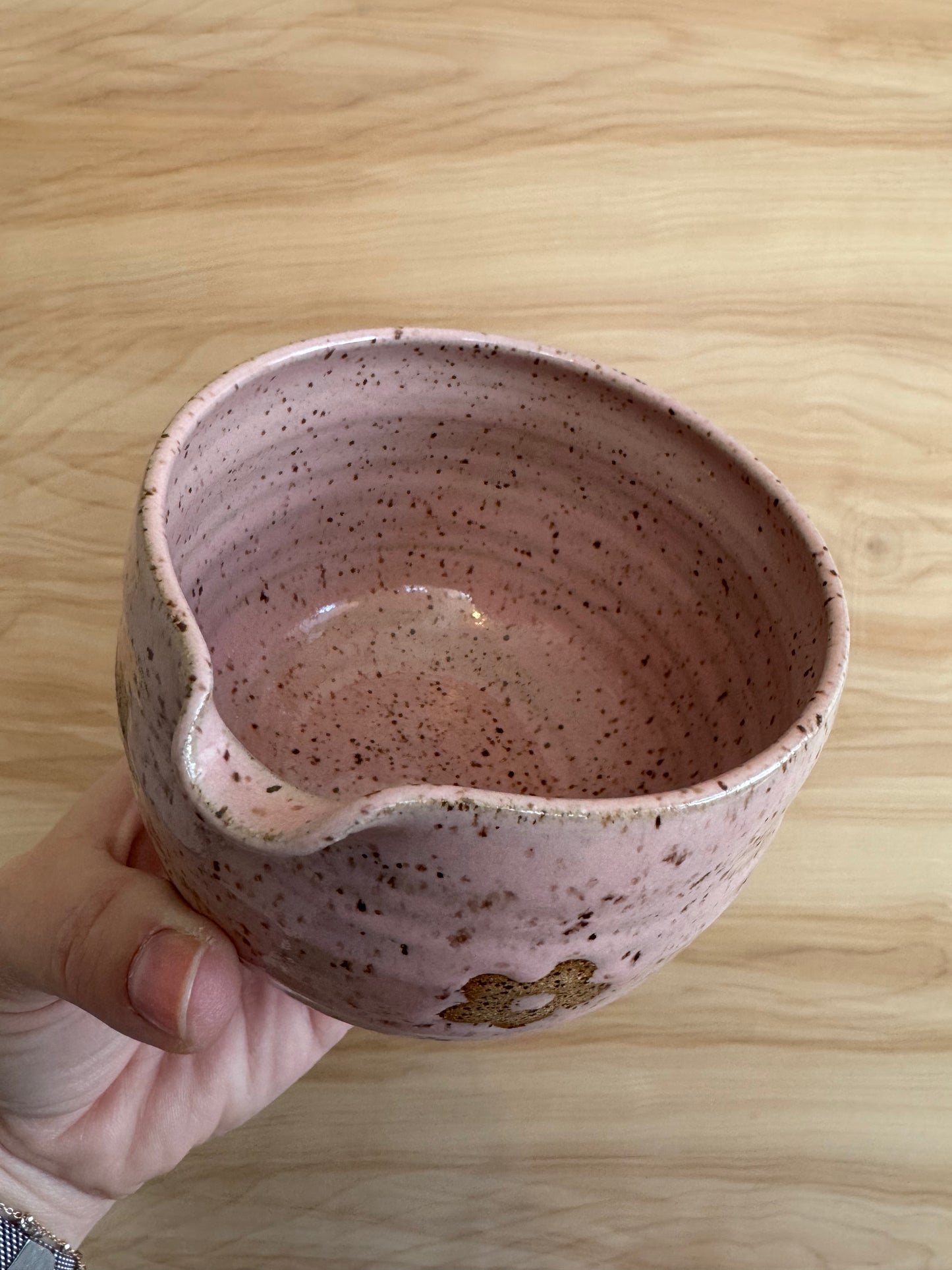 Daisy Chawan in Pink Speckle