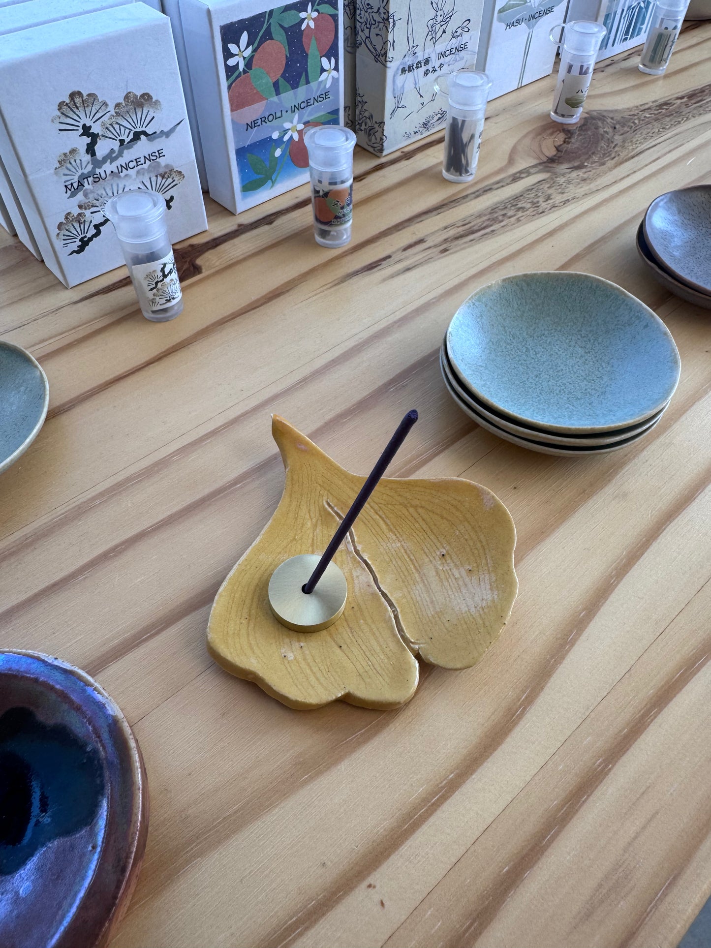 Ceramic Gingko Leaf