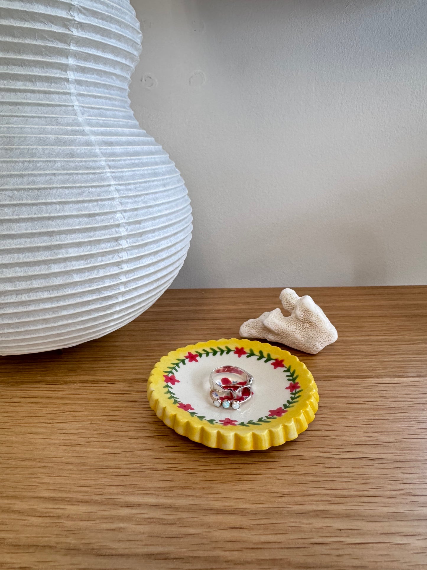 Floral Trinket Dish
