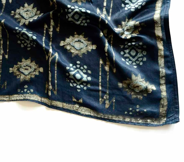 Jyoti Indigo Bandana Scarf