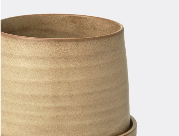 KINTO Plant Pot, Beige