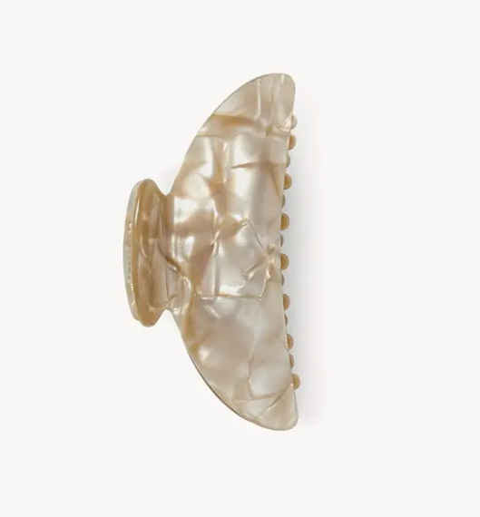 Midi Claw in Sand Shell