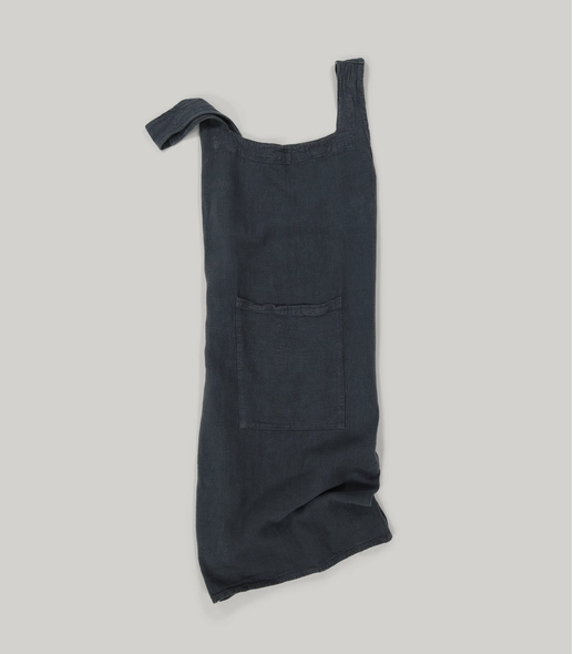Japanese Raw Linen Apron, Multi