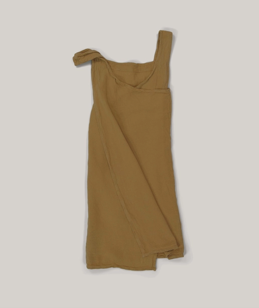 Japanese Raw Linen Apron, Multi