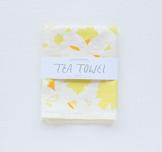 Marigold Linen Tea Towel