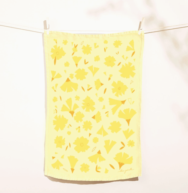 Marigold Linen Tea Towel