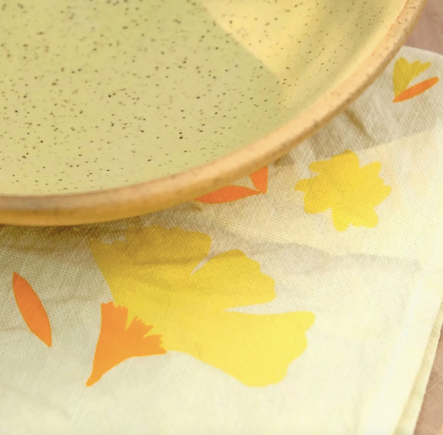 Marigold Linen Tea Towel