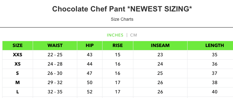 Chef Pant in Chocolate