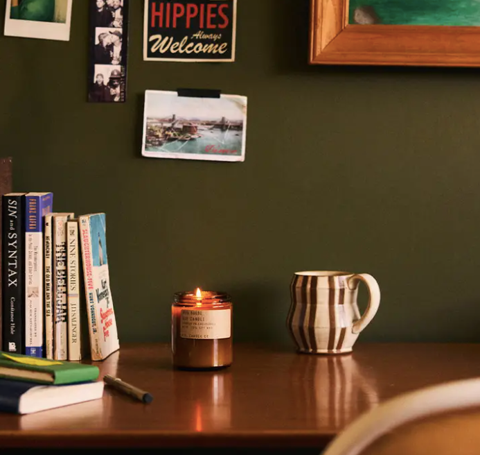 Iris Suede Candle