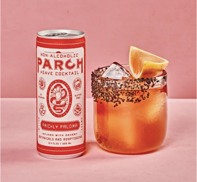 Non-Alcoholic Paloma Cocktail