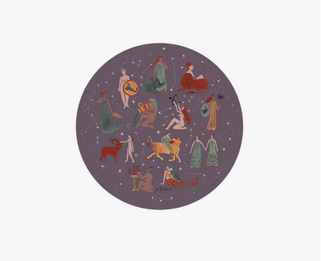 Astrological Ladies Coaster Set