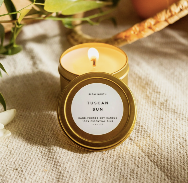 Travel Tin Candle, Tuscan Sun