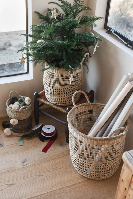 Seagrass Basket with Handles