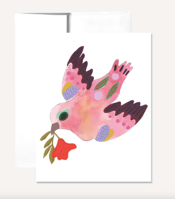Pink Dove Card