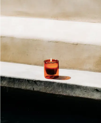 Sandalwood Double Wall Glass Candle