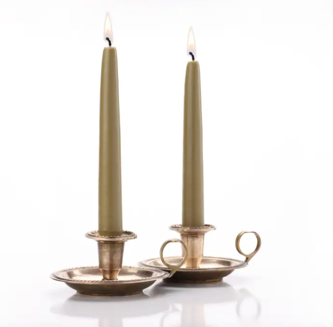 Real Bayberry Taper Candle Set