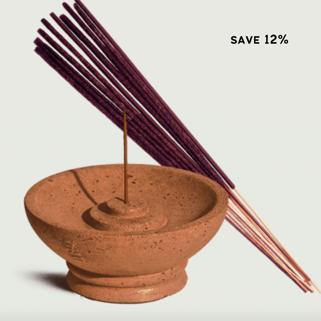 Stone Incense Holder, Multi