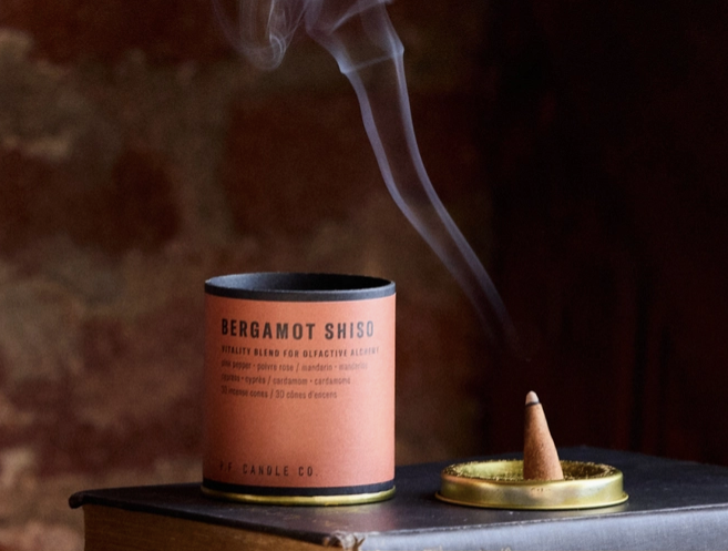 Bergamot Shiso Incense Cones