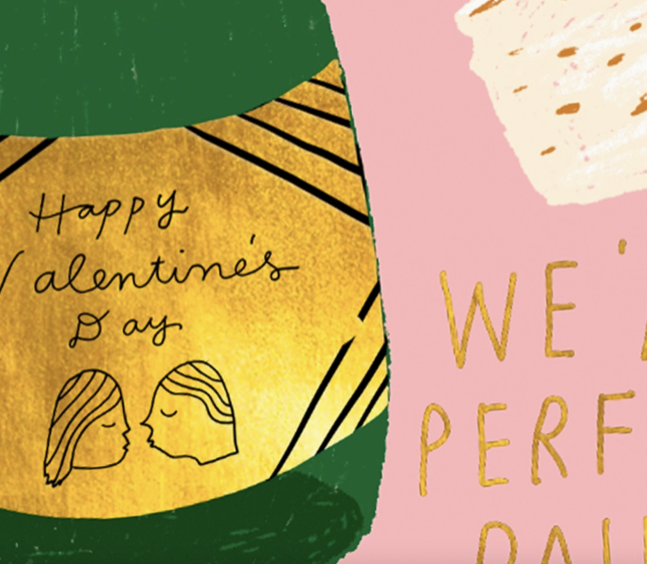 Perfect Pairing Valentine’s Note Card
