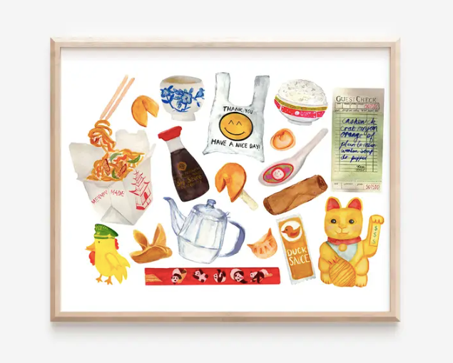Chinese Takeout Art Prints