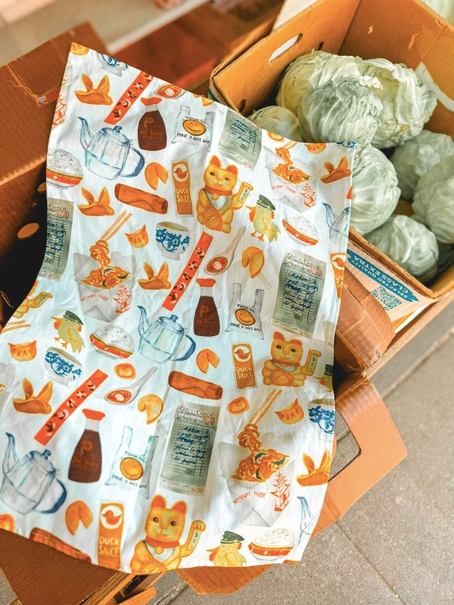 Chinese Takeout  Kitchen Towel