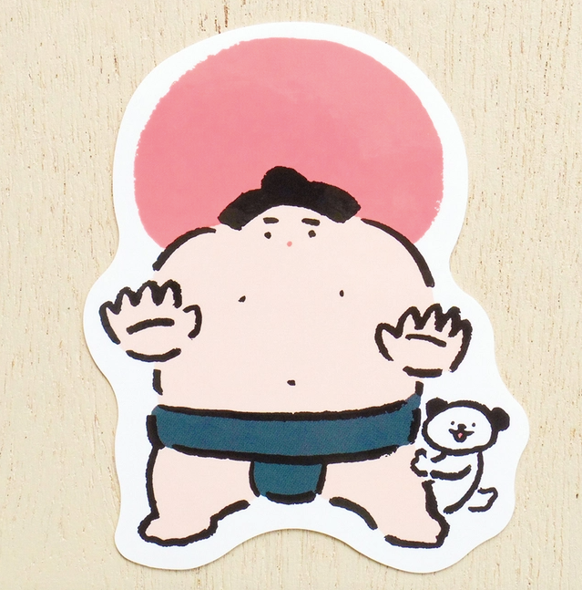 Sumo Wrestler Sticker