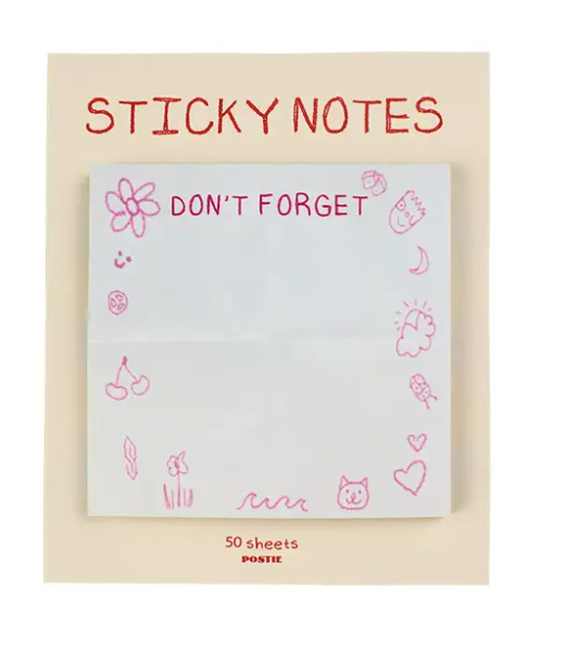 'Don't Forget' Sticky Notes
