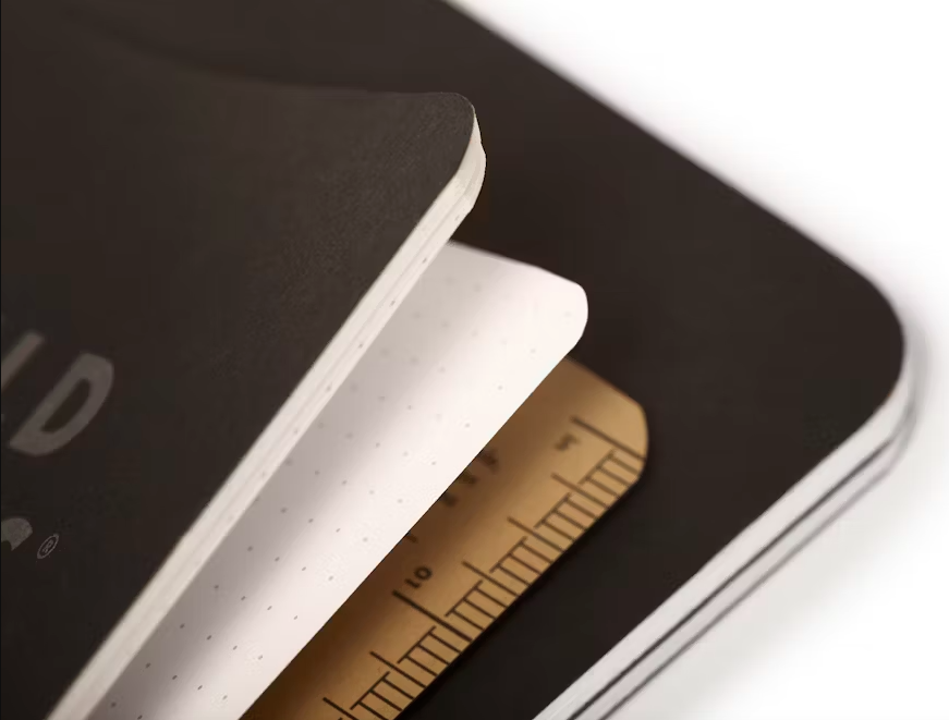 Dot Graph Notebook 2 Pack, Pitch Black