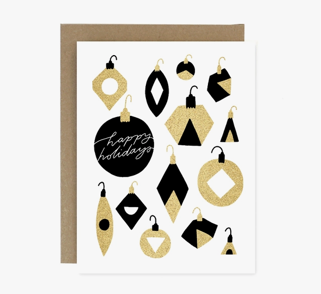 Holiday Ornaments Card