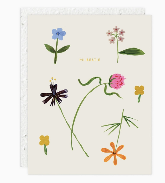 Hi Bestie! Greeting Card
