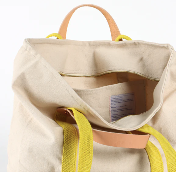 Small Zippered Tote in Earth