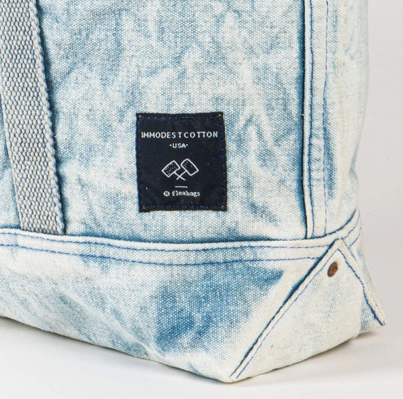 East West Tote in Acid Wash