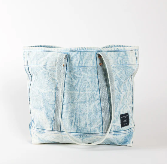 East West Tote in Acid Wash