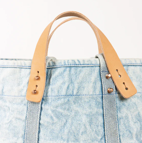 East West Tote in Acid Wash
